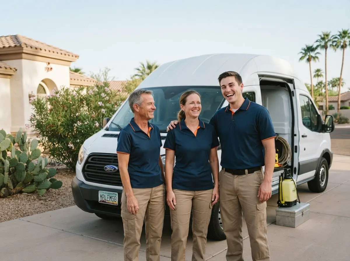 The Desert Finch Pest Control team, pest control service in Scottsdale, AZ